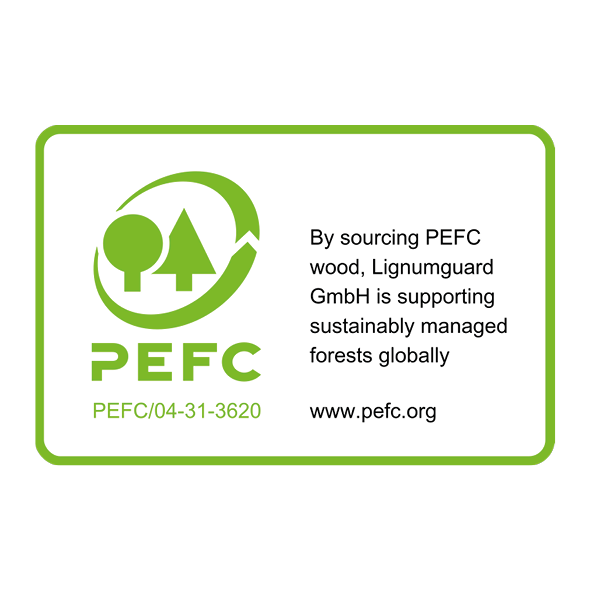 PEFC-Siegel für LignumGuard Produkte